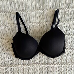 Soma Memorable Full Coverage Black Underwired Adjustable Straps Bra 34D